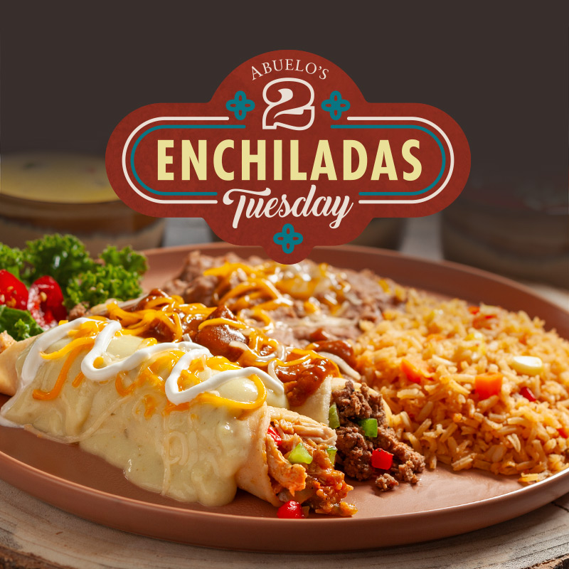 2 Enchiladas Tuesday