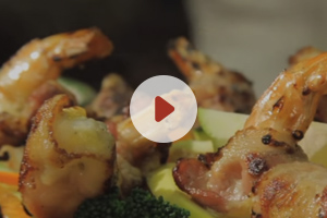 Play video for: Chef Luis Makes Bacon-Wrapped Stuffed Shrimp