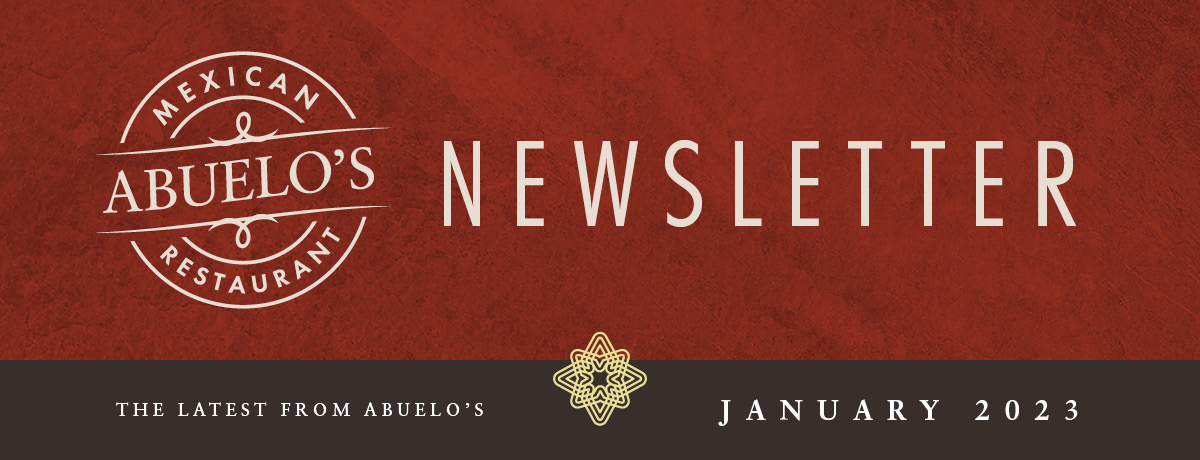 Header for Abuelo's Newsletter - January 2023