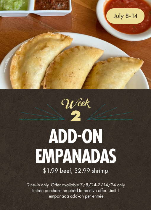 Week 2: Add-on Empanadas
