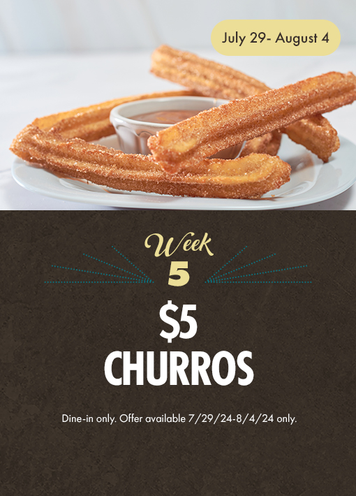 Week 5: $5 Churros